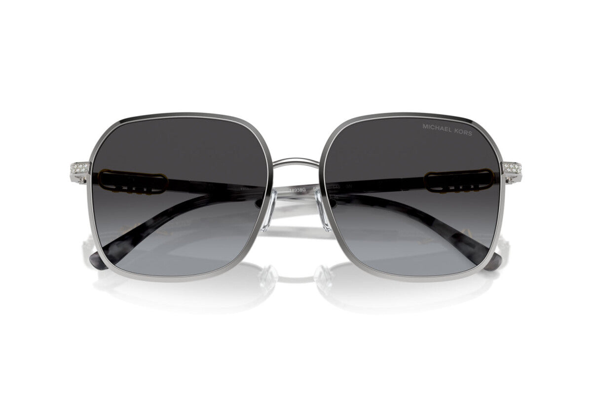 MICHAEL KORS CADIZ - 18938G ARGENTO LUCIDO | OCCHIALE DA SOLE DONNA - MK 1145B CALIBRO 58