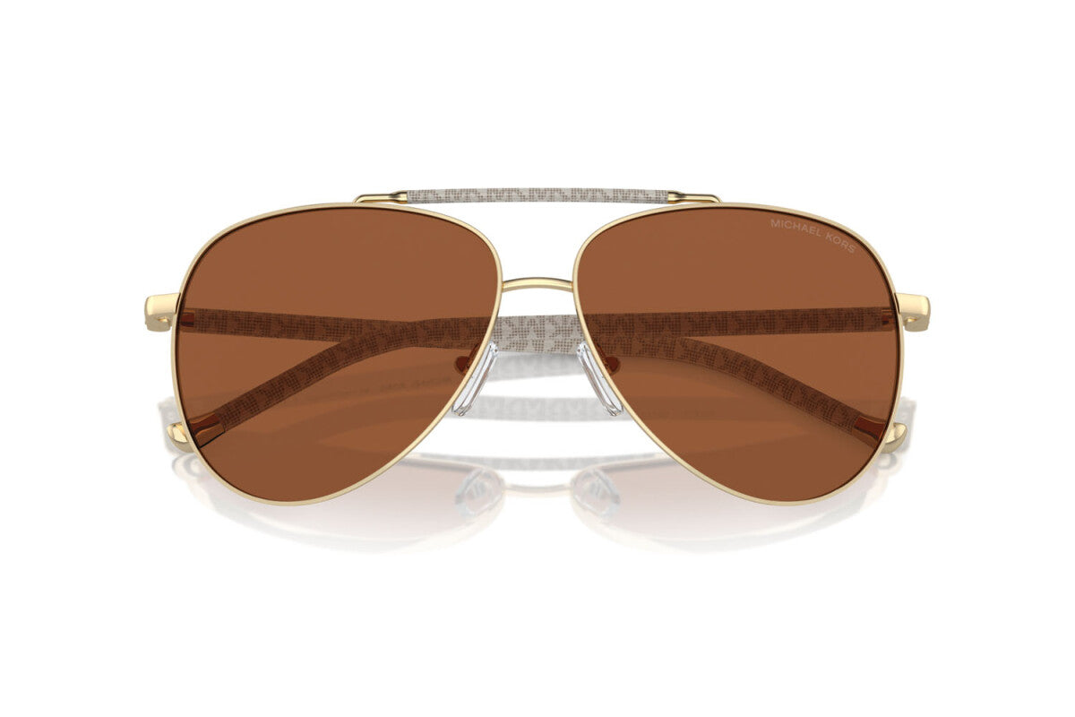 MICHAEL KORS PORTUGAL - 101473 ORO CHIARO LUCIDO | OCCHIALE DA SOLE DONNA - MK 1146 CALIBRO 59