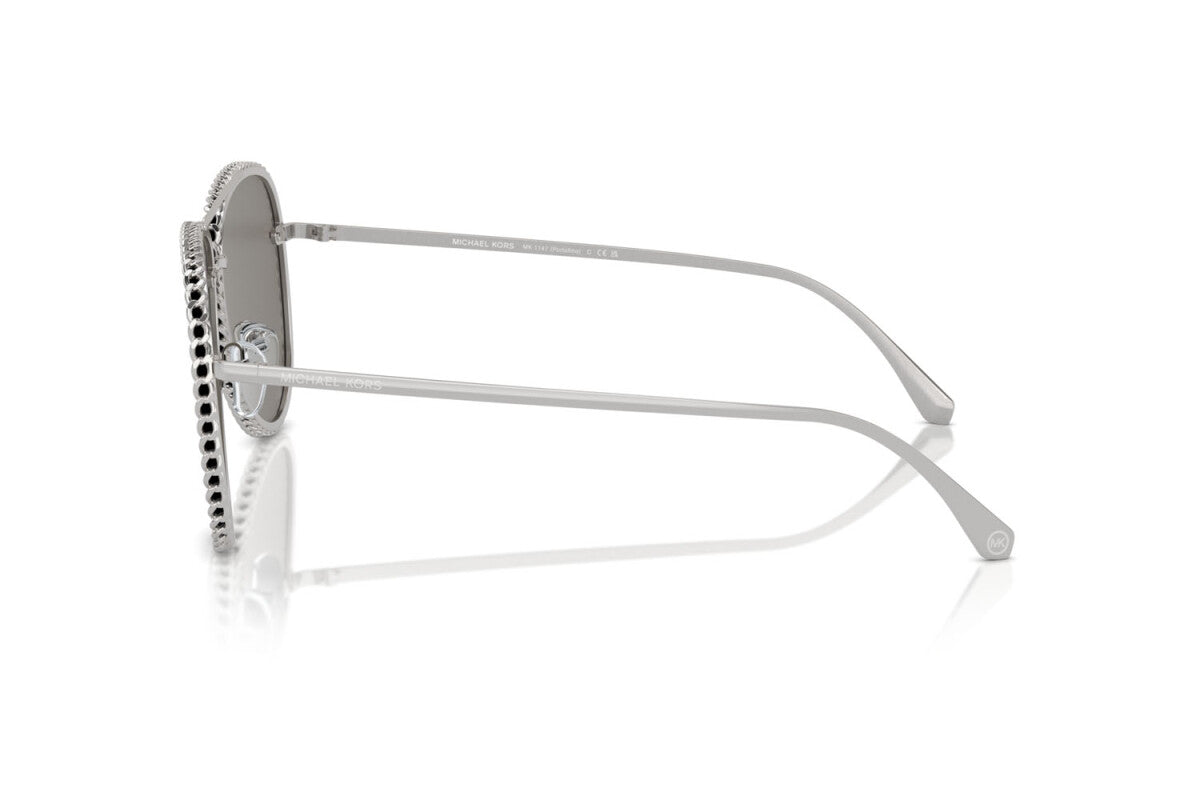 MICHAEL KORS PORTOFINO - 18936G ARGENTO LUCIDO | OCCHIALE DA SOLE DONNA - MK 1147 CALIBRO 59
