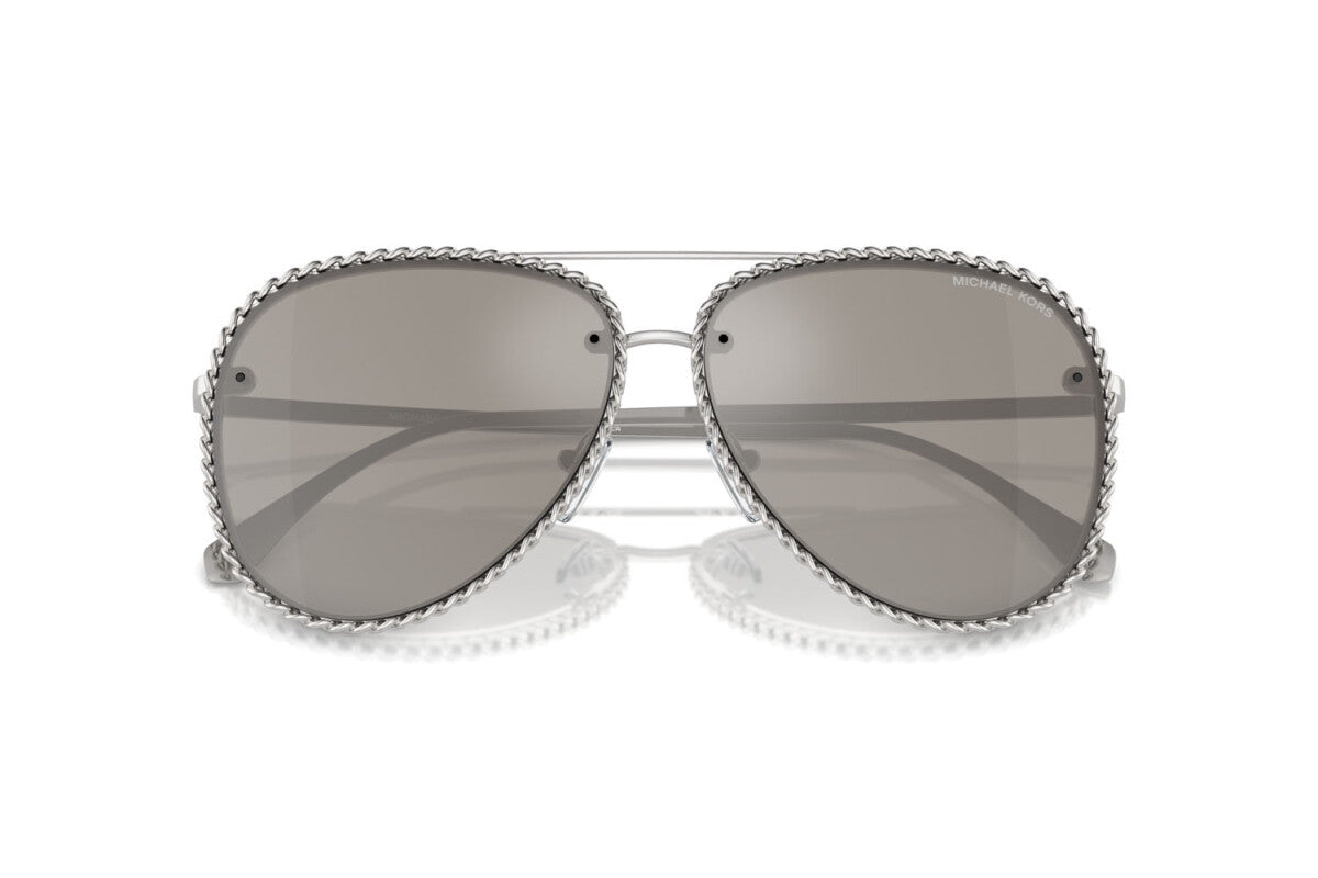 MICHAEL KORS PORTOFINO - 18936G ARGENTO LUCIDO | OCCHIALE DA SOLE DONNA - MK 1147 CALIBRO 59