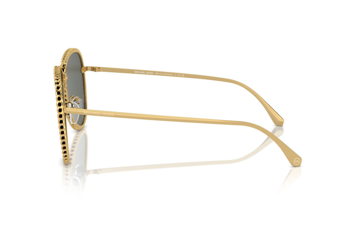 MICHAEL KORS PORTOFINO - 18967P ORO GIALLO LUCIDO | OCCHIALE DA SOLE DONNA - MK 1147 CALIBRO 59