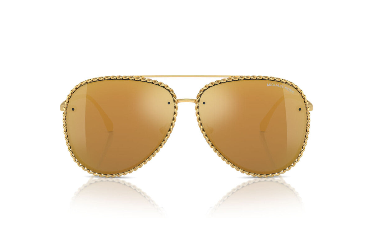 MICHAEL KORS PORTOFINO - 18967P ORO GIALLO LUCIDO | OCCHIALE DA SOLE DONNA - MK 1147 CALIBRO 59