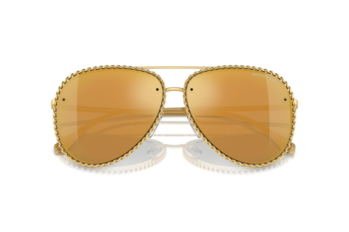 MICHAEL KORS PORTOFINO - 18967P ORO GIALLO LUCIDO | OCCHIALE DA SOLE DONNA - MK 1147 CALIBRO 59