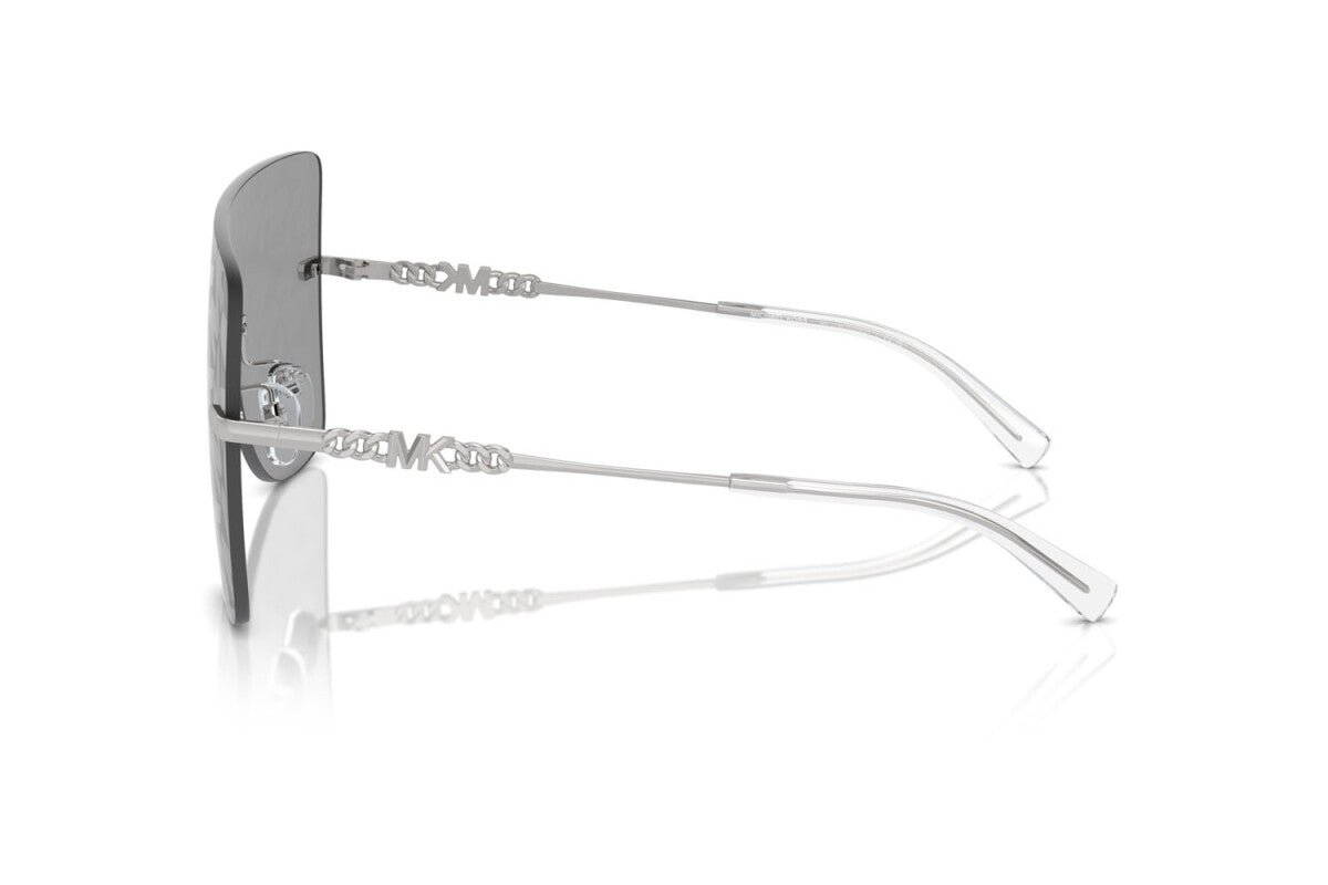 MICHAEL KORS LONDON - 18930E LOGO MK SPECCHIO ORO ARGENTO | OCCHIALE DA SOLE DONNA - MK 1148 CALIBRO UNICO