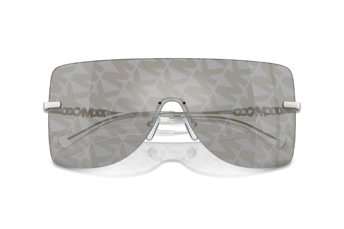 MICHAEL KORS LONDON - 18930E LOGO MK SPECCHIO ORO ARGENTO | OCCHIALE DA SOLE DONNA - MK 1148 CALIBRO UNICO