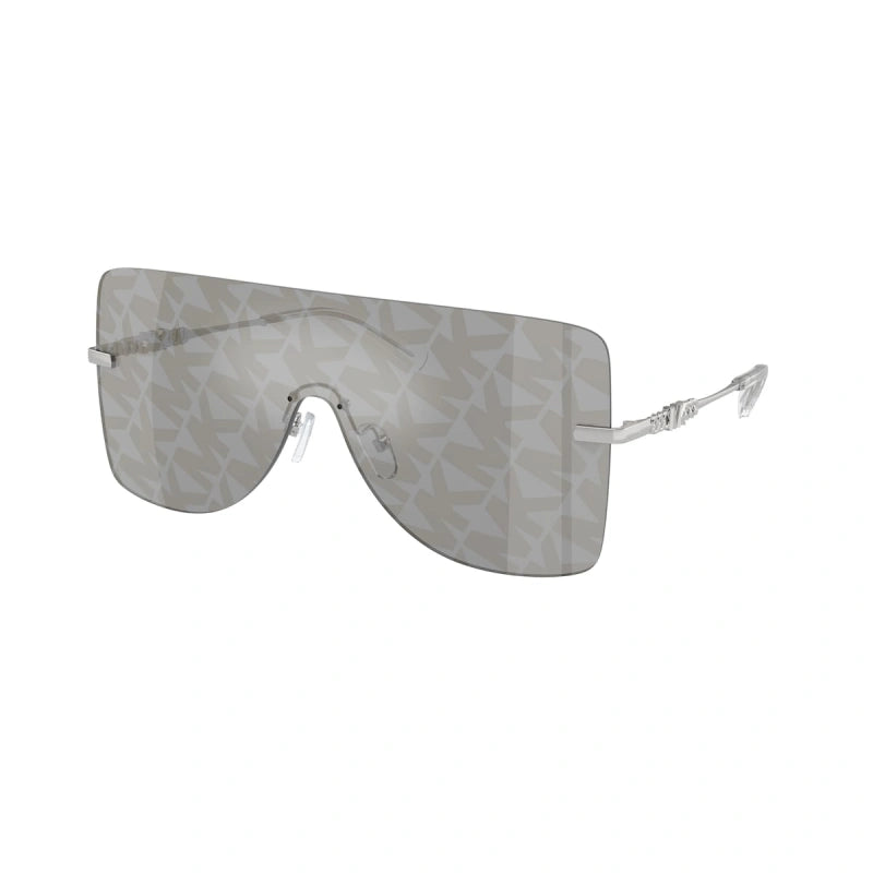 MICHAEL KORS LONDON - 18930E LOGO MK SPECCHIO ORO ARGENTO | OCCHIALE DA SOLE DONNA - MK 1148 CALIBRO UNICO