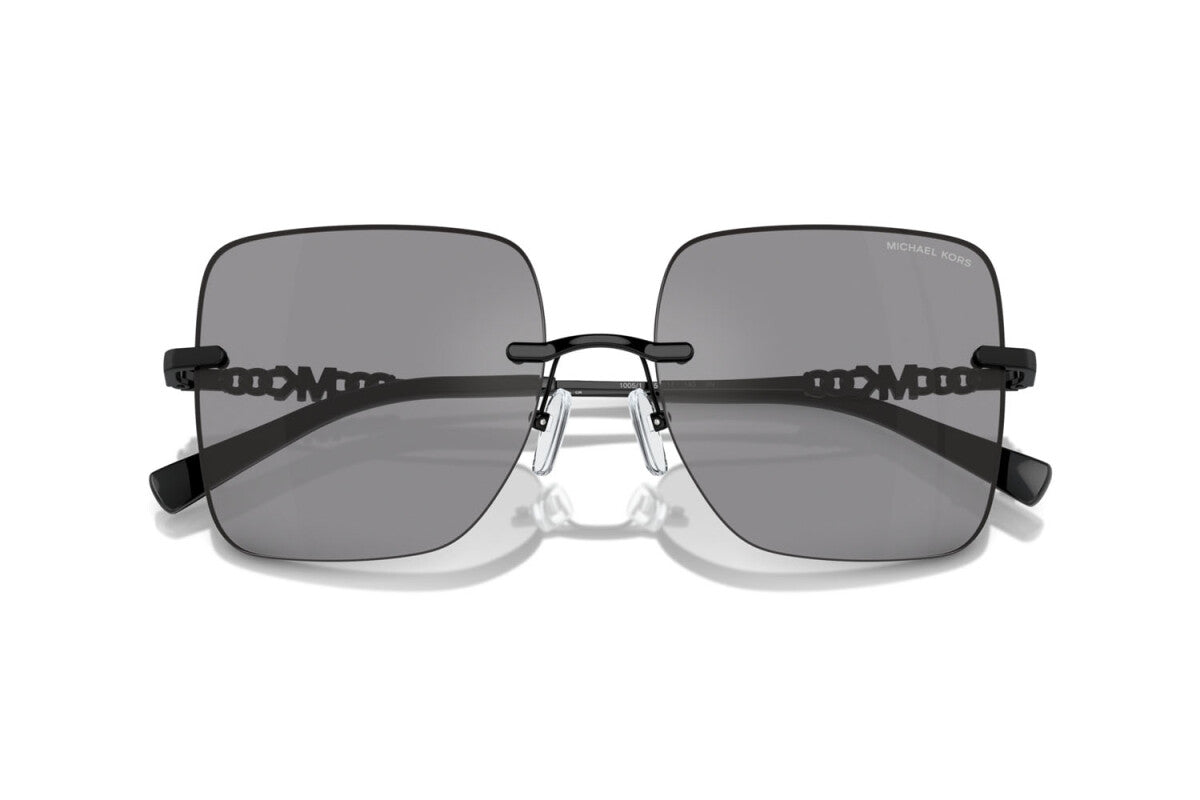 MICHAEL KORS QUEBEC - 1005/1 SPECCHIO POSTERIORE SOLIDO GRIGIO | OCCHIALE DA SOLE DONNA - MK 1150 CALIBRO 55