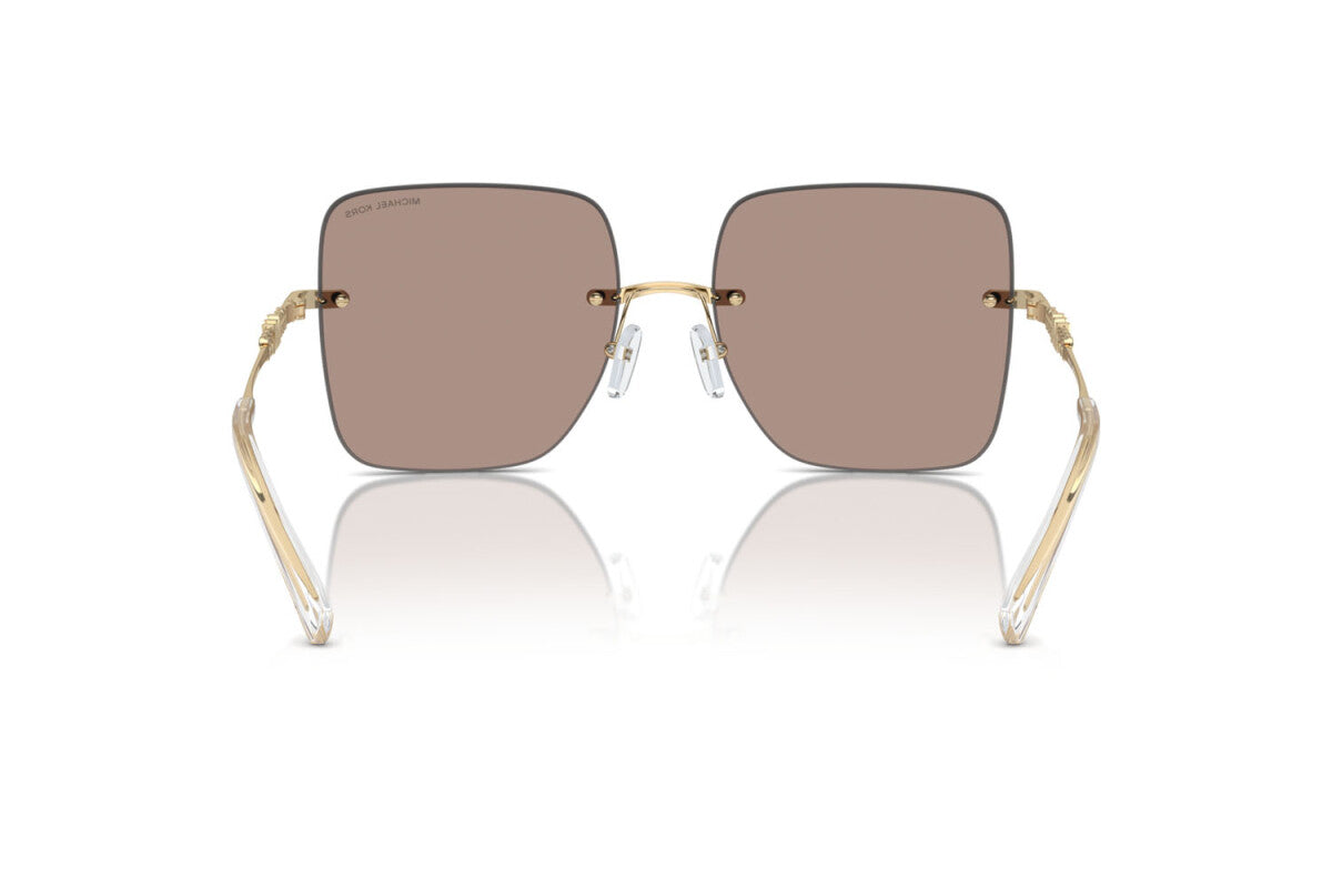 MICHAEL KORS QUEBEC - 10145A SPECCHIO MARRONE | OCCHIALE DA SOLE DONNA - MK 1150 CALIBRO 55