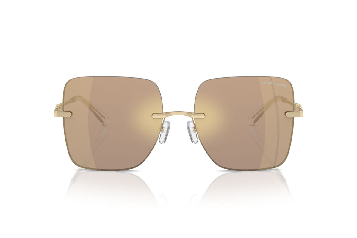 MICHAEL KORS QUEBEC - 10145A SPECCHIO MARRONE | OCCHIALE DA SOLE DONNA - MK 1150 CALIBRO 55