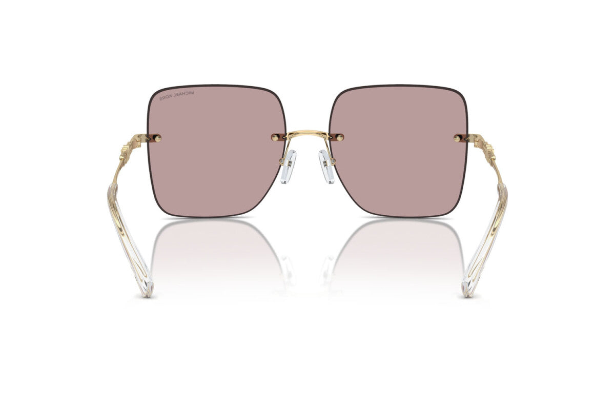 MICHAEL KORS QUEBEC - 1014VS SPECCHIO POSTERIORE SOLIDO ROSA | OCCHIALE DA SOLE DONNA - MK 1150 CALIBRO 55