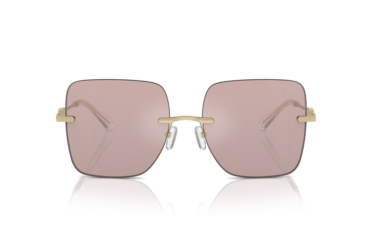 MICHAEL KORS QUEBEC - 1014VS SPECCHIO POSTERIORE SOLIDO ROSA | OCCHIALE DA SOLE DONNA - MK 1150 CALIBRO 55