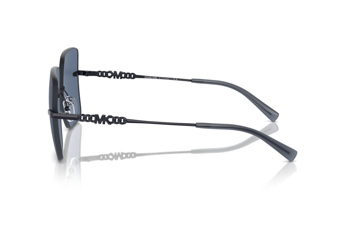 MICHAEL KORS QUEBEC - 189580 SOLIDO BLU MARINO | OCCHIALE DA SOLE DONNA - MK 1150 CALIBRO 55