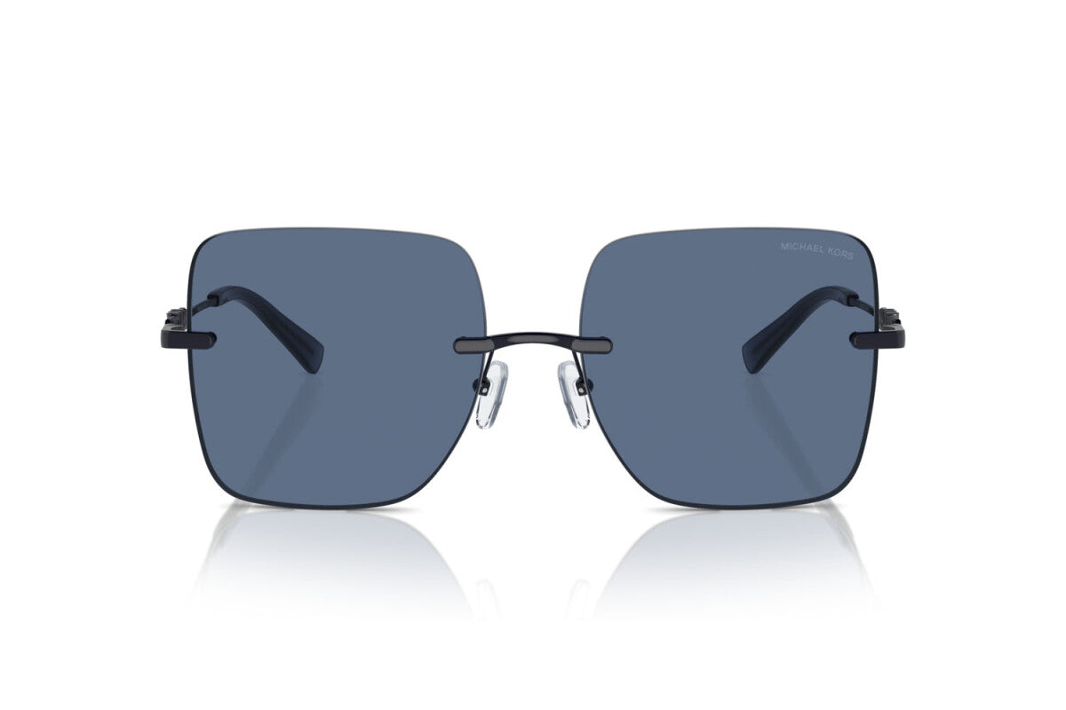 MICHAEL KORS QUEBEC - 189580 SOLIDO BLU MARINO | OCCHIALE DA SOLE DONNA - MK 1150 CALIBRO 55