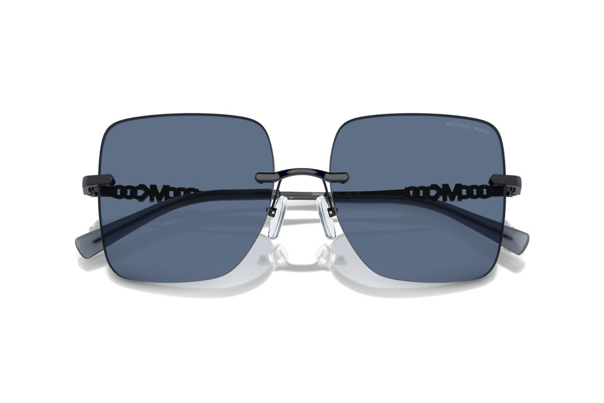MICHAEL KORS QUEBEC - 189580 SOLIDO BLU MARINO | OCCHIALE DA SOLE DONNA - MK 1150 CALIBRO 55