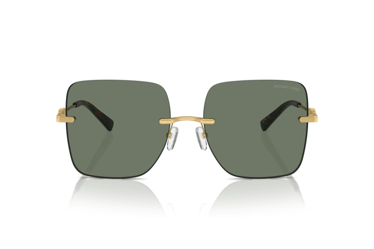 MICHAEL KORS QUEBEC - 18963H SOLIDO VERDE | OCCHIALE DA SOLE DONNA - MK 1150 CALIBRO 55