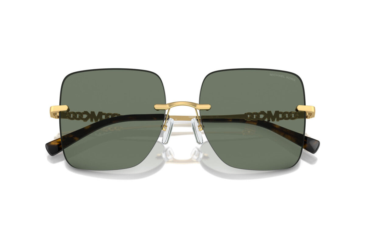 MICHAEL KORS QUEBEC - 18963H SOLIDO VERDE | OCCHIALE DA SOLE DONNA - MK 1150 CALIBRO 55