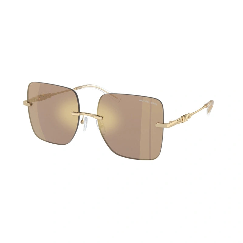 MICHAEL KORS QUEBEC - 10145A SPECCHIO MARRONE | OCCHIALE DA SOLE DONNA - MK 1150 CALIBRO 55