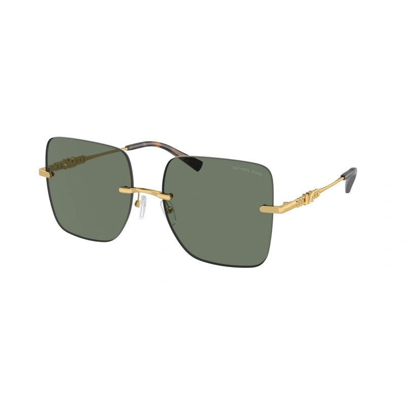 MICHAEL KORS QUEBEC - 18963H SOLIDO VERDE | OCCHIALE DA SOLE DONNA - MK 1150 CALIBRO 55