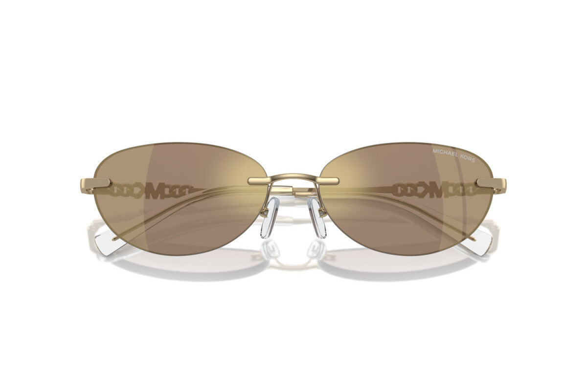 MICHAEL KORS MANCHESTER - 10145A SPECCHIO MARRONE | OCCHIALE DA SOLE DONNA - MK 1151 CALIBRO 58