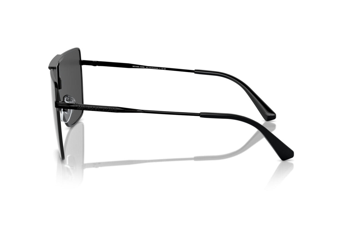 MICHAEL KORS SNOWMASS - 10056G NERO LUCIDO | OCCHIALE DA SOLE UOMO - MK 1152 CALIBRO UNICO