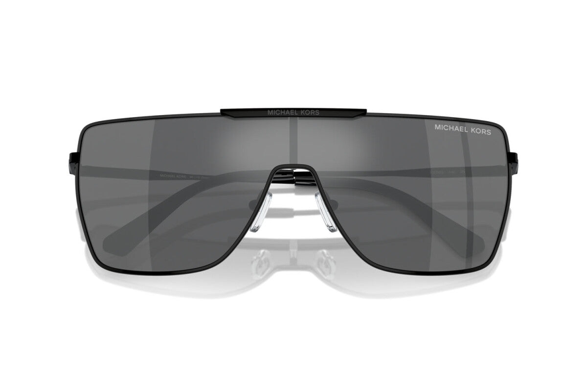 MICHAEL KORS SNOWMASS - 10056G NERO LUCIDO | OCCHIALE DA SOLE UOMO - MK 1152 CALIBRO UNICO