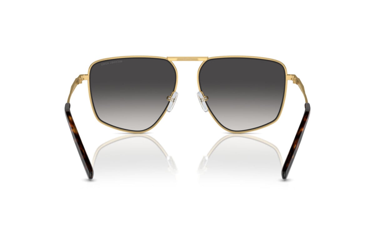 MICHAEL KORS SILVERTON - 18968G ORO GIALLO LUCIDO | OCCHIALE DA SOLE UOMO - MK 1153 CALIBRO 58