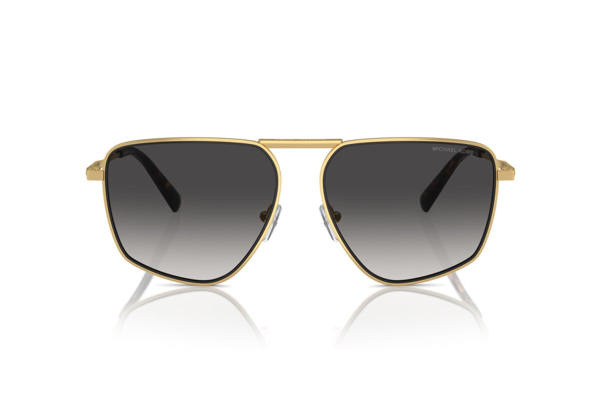 MICHAEL KORS SILVERTON - 18968G ORO GIALLO LUCIDO | OCCHIALE DA SOLE UOMO - MK 1153 CALIBRO 58