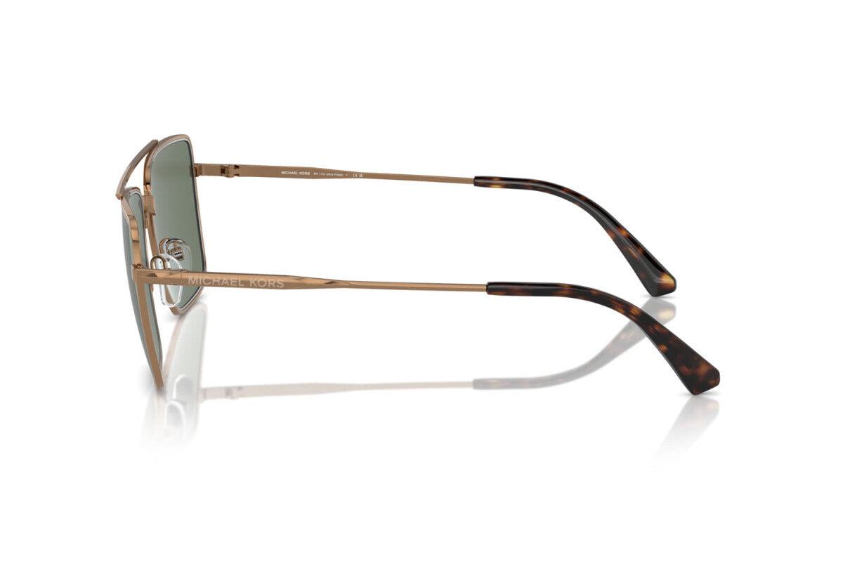 MICHAEL KORS BLUE RIDGE - 18993H ORO LUCIDO | OCCHIALE DA SOLE UOMO - MK 1154 CALIBRO 58