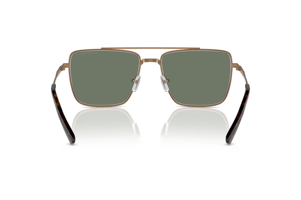 MICHAEL KORS BLUE RIDGE - 18993H ORO LUCIDO | OCCHIALE DA SOLE UOMO - MK 1154 CALIBRO 58