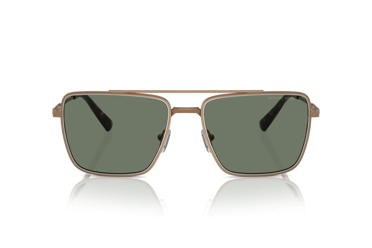 MICHAEL KORS BLUE RIDGE - 18993H ORO LUCIDO | OCCHIALE DA SOLE UOMO - MK 1154 CALIBRO 58