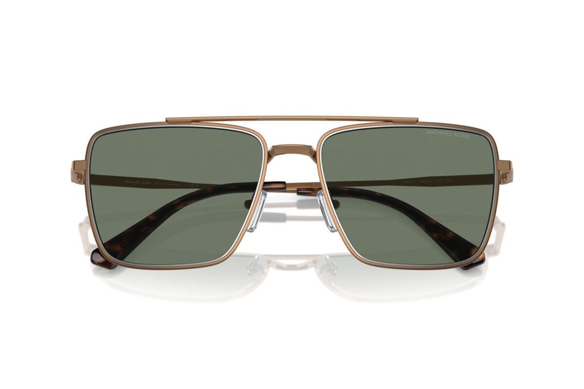 MICHAEL KORS BLUE RIDGE - 18993H ORO LUCIDO | OCCHIALE DA SOLE UOMO - MK 1154 CALIBRO 58