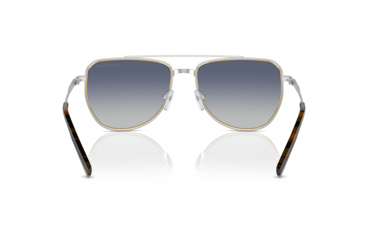 MICHAEL KORS WHISTLER - 18934L ARGENTO LUCIDO | OCCHIALE DA SOLE UOMO - MK 1155 CALIBRO 58