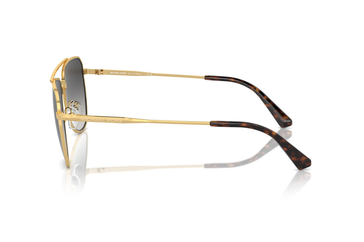 MICHAEL KORS WHISTLER - 18968G ORO GIALLO LUCIDO | OCCHIALE DA SOLE UOMO - MK 1155 CALIBRO 58