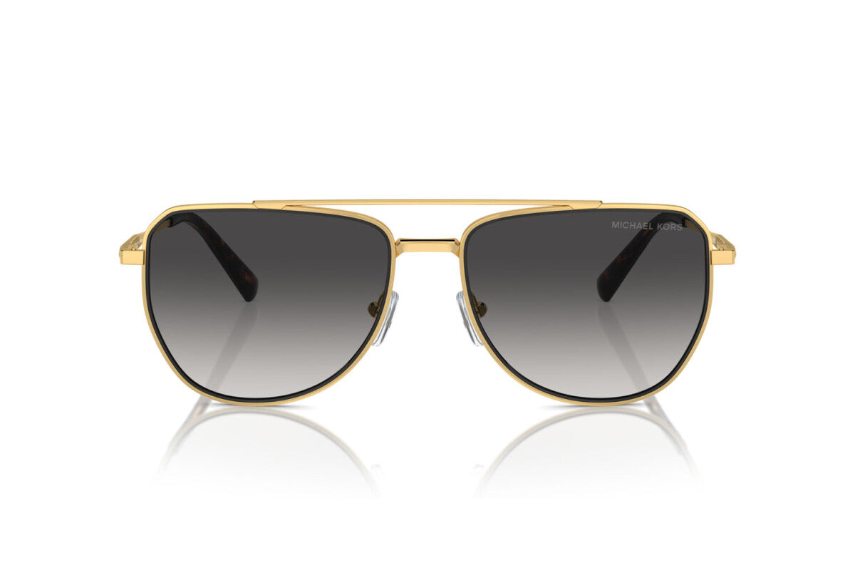 MICHAEL KORS WHISTLER - 18968G ORO GIALLO LUCIDO | OCCHIALE DA SOLE UOMO - MK 1155 CALIBRO 58