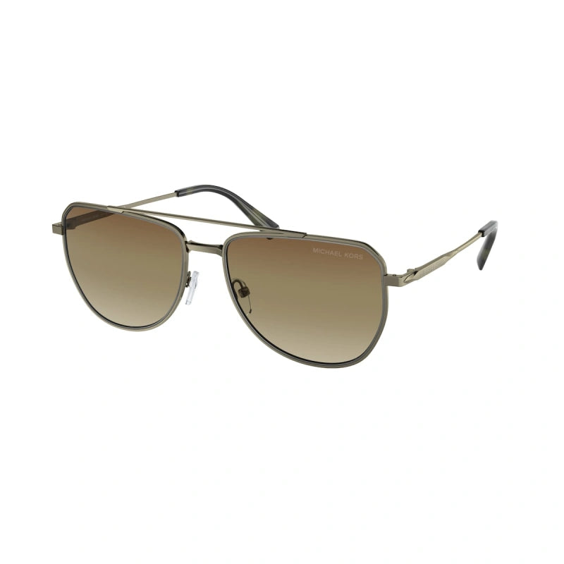 MICHAEL KORS WHISTLER - 1897GL OLIVA LUCENTE | OCCHIALE DA SOLE UOMO - MK 1155 CALIBRO 58