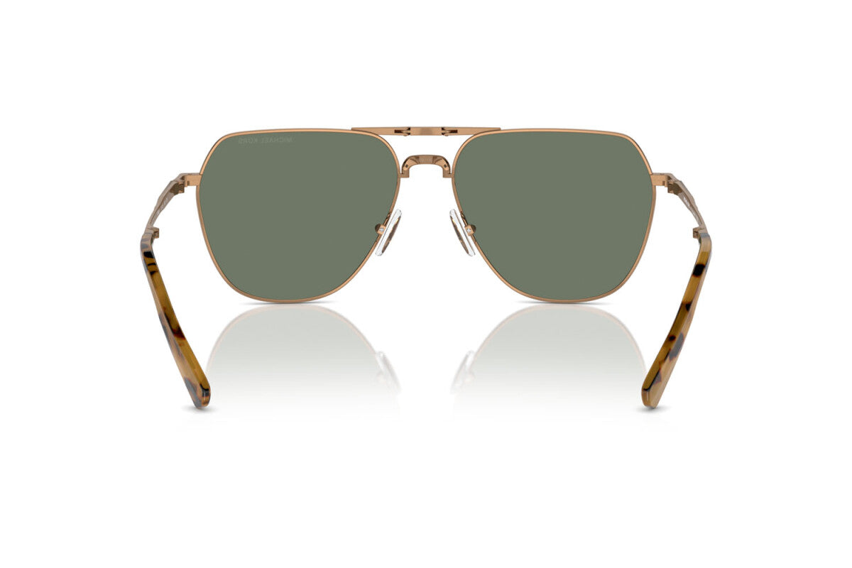 MICHAEL KORS KESWICK - 18993H ORO LUCIDO | OCCHIALE DA SOLE UOMO - MK 1156 CALIBRO 59