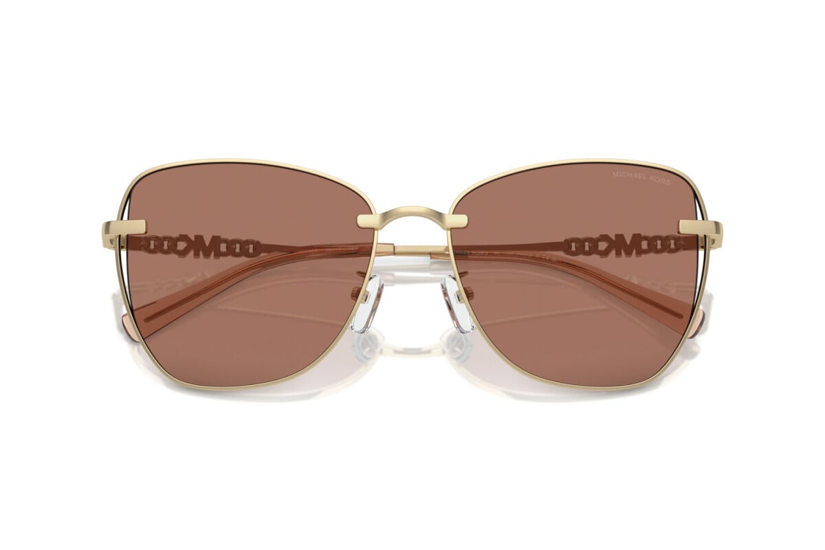 MICHAEL KORS BEIJING - 101403 ORO CHIARO LUCIDO | OCCHIALE DA SOLE DONNA - MK 1158D CALIBRO 59