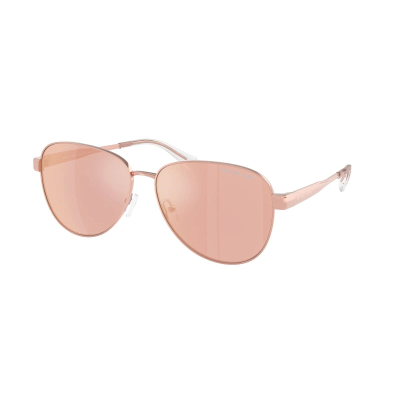 MICHAEL KORS BIARRITZ - 11086X ORO ROSA | OCCHIALE DA SOLE DONNA - MK 1160 CALIBRO 61