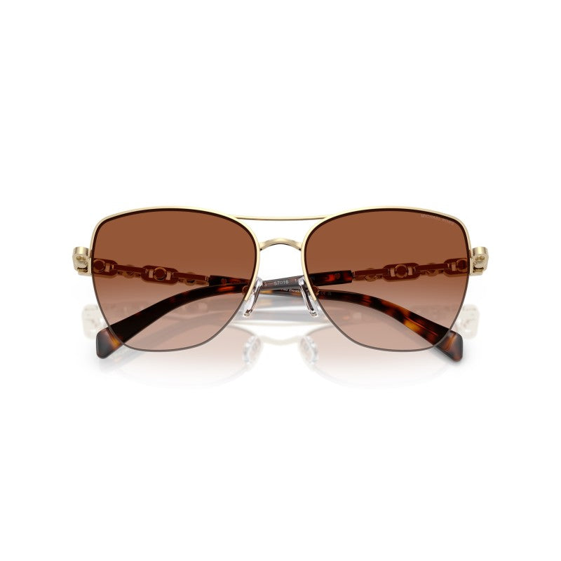 OCCHIALE DA SOLE DONNA | MICHAEL KORS MK 1163 - DORADO BEACH 101413 ORO CHIARO LUCIDO - CALIBRO 57