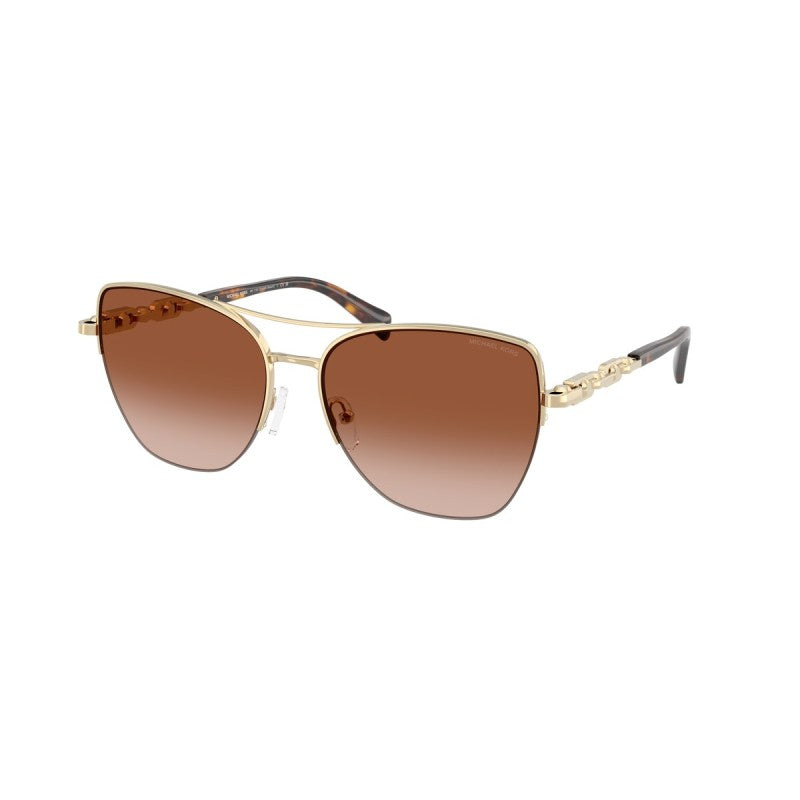 OCCHIALE DA SOLE DONNA | MICHAEL KORS MK 1163 - DORADO BEACH 101413 ORO CHIARO LUCIDO - CALIBRO 57