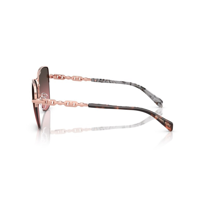 OCCHIALE DA SOLE DONNA | MICHAEL KORS MK 1163 - DORADO BEACH 110811 ORO ROSA LUCIDO - CALIBRO 57