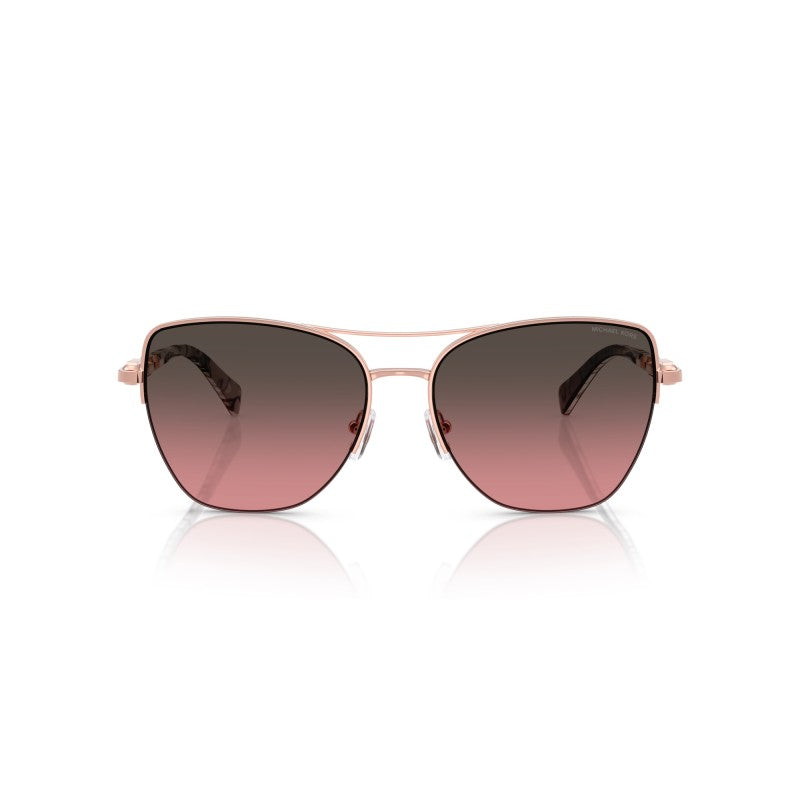 OCCHIALE DA SOLE DONNA | MICHAEL KORS MK 1163 - DORADO BEACH 110811 ORO ROSA LUCIDO - CALIBRO 57