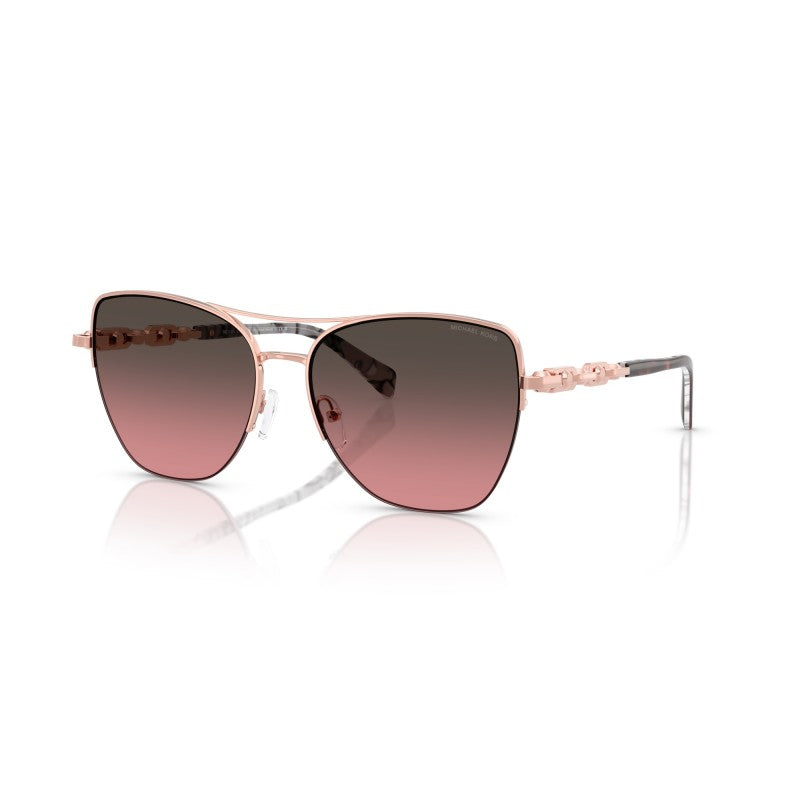 OCCHIALE DA SOLE DONNA | MICHAEL KORS MK 1163 - DORADO BEACH 110811 ORO ROSA LUCIDO - CALIBRO 57