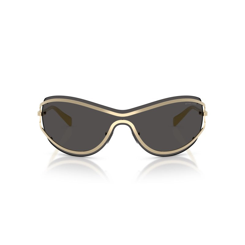 OCCHIALE DA SOLE DONNA | MICHAEL KORS MK 1166 - LA PRAIA 101487 ORO CHIARO LUCIDO - CALIBRO 38