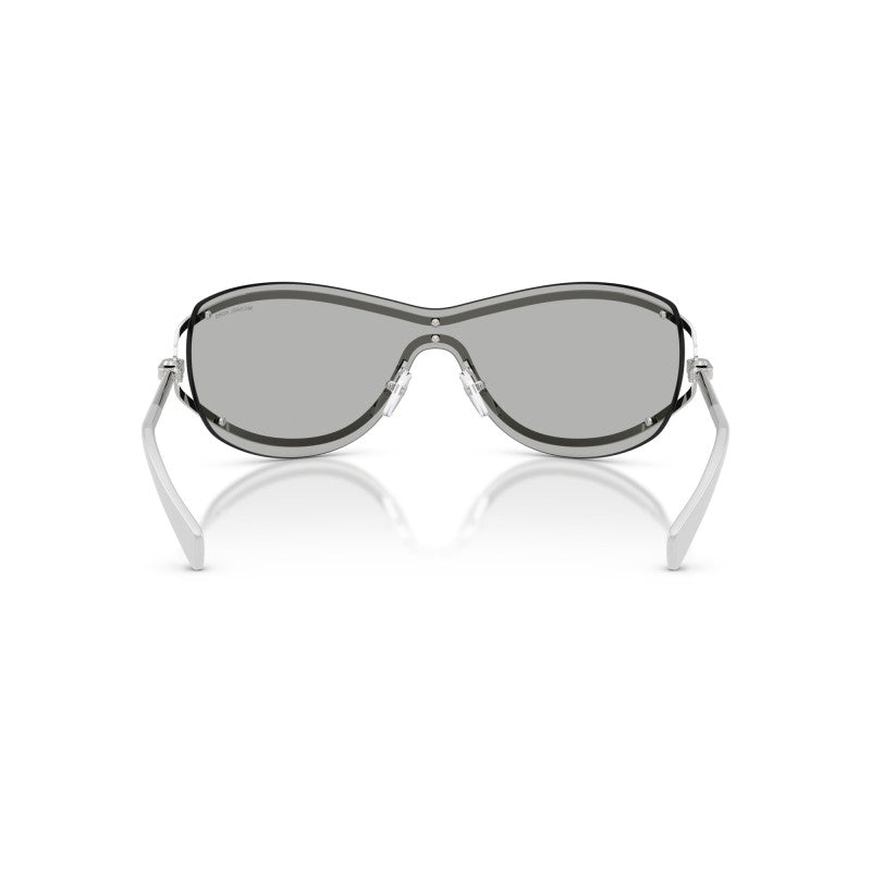 OCCHIALE DA SOLE DONNA | MICHAEL KORS MK 1166 - LA PRAIA 19038V ARGENTO LUCIDO - CALIBRO 38