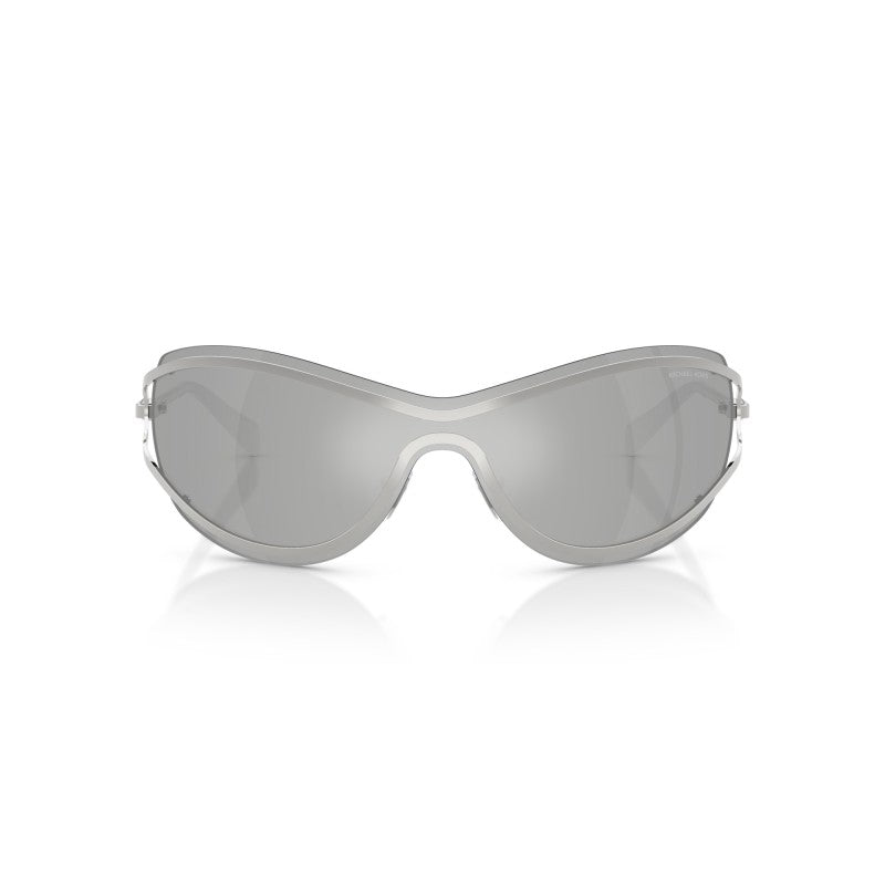 OCCHIALE DA SOLE DONNA | MICHAEL KORS MK 1166 - LA PRAIA 19038V ARGENTO LUCIDO - CALIBRO 38