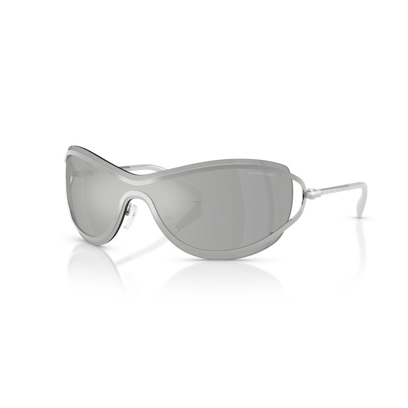 OCCHIALE DA SOLE DONNA | MICHAEL KORS MK 1166 - LA PRAIA 19038V ARGENTO LUCIDO - CALIBRO 38
