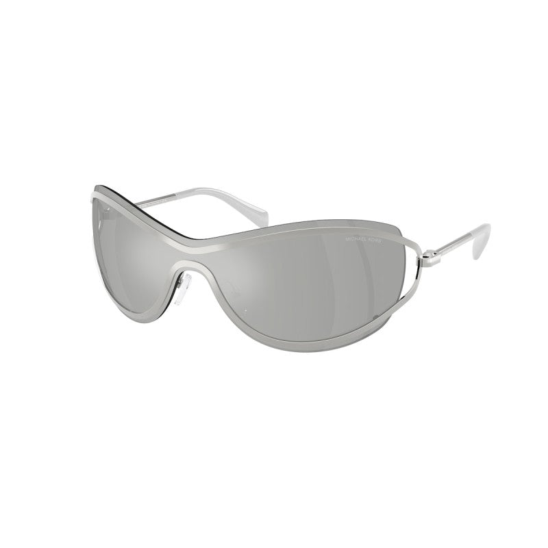OCCHIALE DA SOLE DONNA | MICHAEL KORS MK 1166 - LA PRAIA 19038V ARGENTO LUCIDO - CALIBRO 38