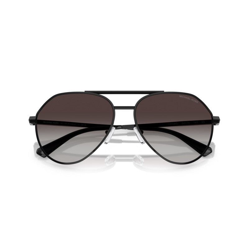 OCCHIALE DA SOLE UOMO | MICHAEL KORS MK 1168 - BRENTWOOD 10058G NERO LUCIDO - CALIBRO 58