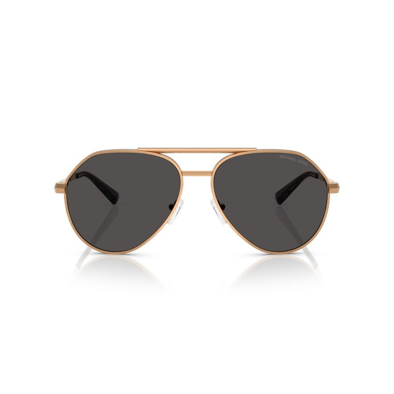 OCCHIALE DA SOLE UOMO | MICHAEL KORS MK 1168 - BRENTWOOD 189987 ORO BEIGE - CALIBRO 60